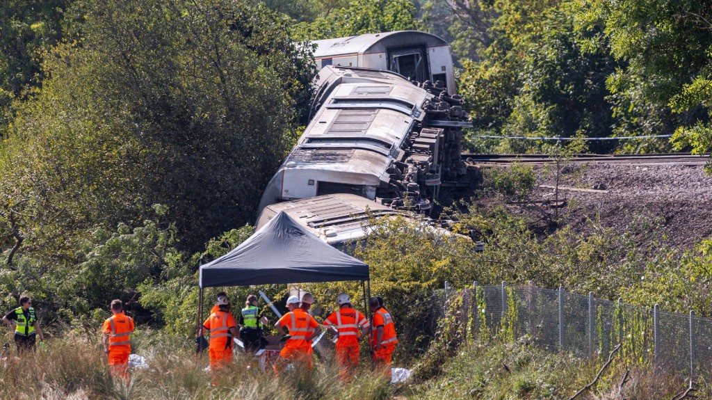 Lewes Rail Derailment Recovery